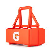 Gatorade orange 6-bottle carrier front view showing secure bottle storage and quick access