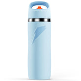 Gatorade Overtime front view showing blue straw cap and 22oz size benefit