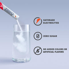 Gatorade powder texture on a spoon showing fine mixability for quick dissolution