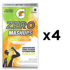 Gatorade Zero powder being poured into water demonstrating quick mixability