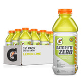 Gatorlyte front packaging showing lemon-lime bottles and clear benefits