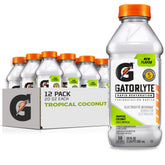 gatorlyte front packaging showing tropical coconut bottles and benefits