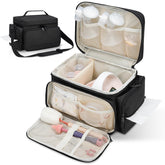GDNasist front view of black pump bag showing compact protection and easy access