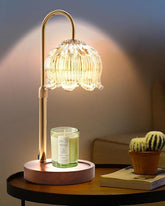 GEEZO front view of lamp showing elegant design and safe fragrance heating