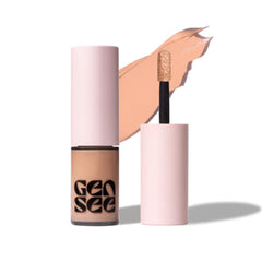 Gen See front packaging showing linen cream shade and sleek tube benefit: clear shade preview