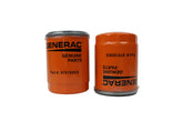 Generac front packaging showing two oil filters and part clarity benefit