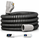Generic brand air tube front connection showing secure AirSense11 fit and reliable seal