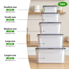 Generic locking lid detail demonstrating leakproof seal for fresher produce and fewer spills