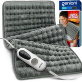 GENIANI front view showing 12x24 heating pad and soft microplush finish for cozy warmth