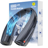 Gentsvip neck fan front view showing wearable hands-free cooling benefit