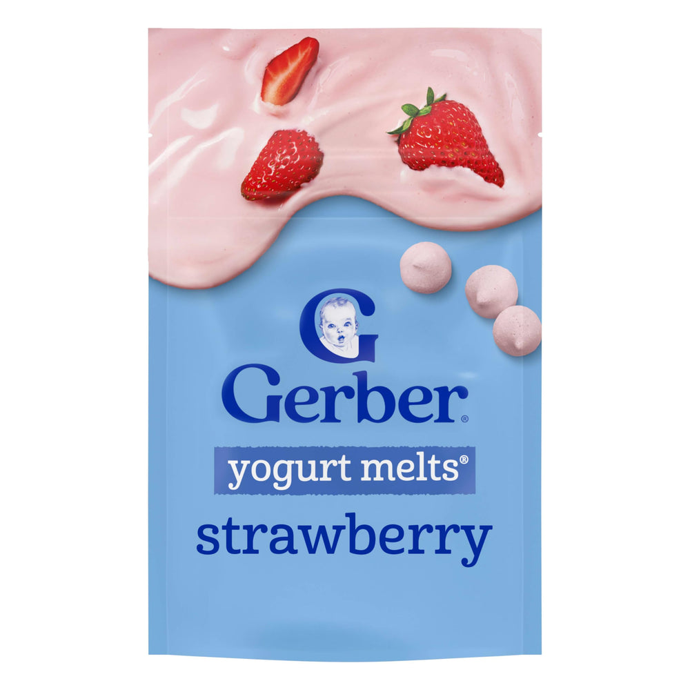 Gerber front packaging showing product and convenience benefit