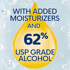 Germ-X label and ingredient panel highlighting Vitamin E and alcohol
