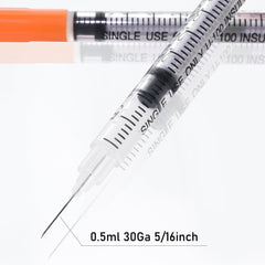 Gesanghua syringe barrel with measurement marks showing clear graduations for accurate dosing