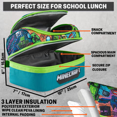 Get Trend insulated lunch bag interior with PEVA lining for easy wipe-clean maintenance