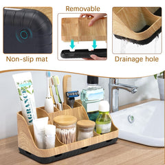 GFWARE drainage and ventilation holes that help toothbrushes dry faster