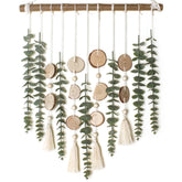 GIAUMA front view eucalyptus wall hanging adds cozy boho charm