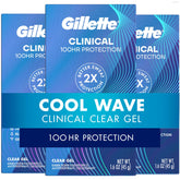 Gillette Clinical front packaging showing product and brand benefits
