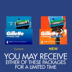 Gillette ProGlide close-up of five blades highlighting a smoother shave
