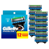 Gillette ProGlide front packaging showing the 12-count refills and clear branding for easy purchase