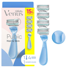 Gillette Venus front packaging showing product and calm design for gentle shaving
