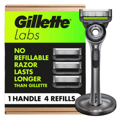 gillette image showing front packaging and included kit benefits