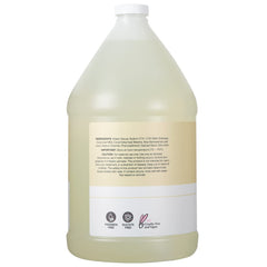 Ginger Lily Farms pouring refill into dispenser for convenient maintenance