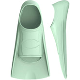 Gintenco front view of fins showing compact shape and travel-friendly design