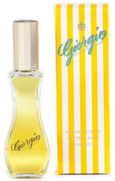 Giorgio perfume front packaging showing elegant bottle and instant luxury