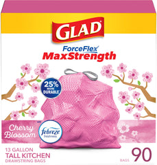 Glad front packaging showing product name and count for quick identification and supply benefit