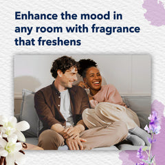 Glade lavender & vanilla oil droplet close detail showing concentrated fragrance benefit