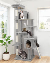 Globlazer front view showing full tower and stable base for large cats