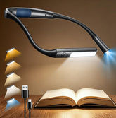 Glocusent front view of neck light showing shape and controls for easy use