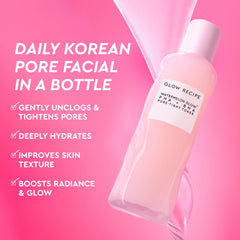 Glow Recipe clear toner texture drop demonstrating lightweight, hydrating feel