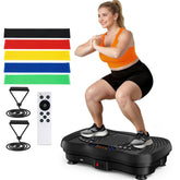 GLYLF vibration plate front view showing controls and stable platform for effective workouts
