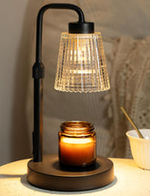 GODONLIF front view lamp warming jar candle, safe flameless scent