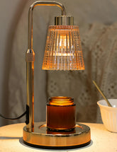 GODONLIF gold candle warmer front view showing elegant design and safe scent diffusion