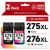 GoFlowmo front packaging showing 275XL and 276XL pack and clear product benefits
