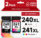 GoFlowmo front packaging showing PG-240XL CL-241XL combo and savings benefit