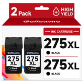 GoFlowmo cartridge front packaging showing two-pack and yield benefits