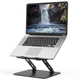 Gogoonike front view showing raised laptop angle and ergonomic benefit