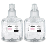 GOJO front packaging showing refill labels and certifications, promotes easy identification