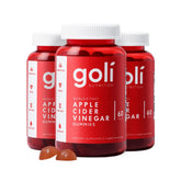 Goli front packaging showing bottle design and count for quick identification and appeal