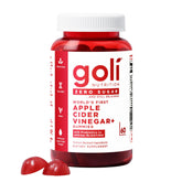 Goli front packaging showing zero sugar ACV gummies and benefits