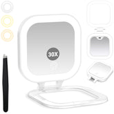 GOMIPURU front view showing compact travel mirror and neat profile for portability