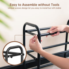 Gonfoam close-up of metal tubing and powder coat finish for long-lasting durability