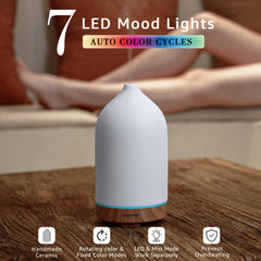 Gooamp diffuser producing fine mist to freshen air quietly and evenly