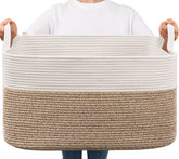 Goodpick front view of rectangle basket showing clean lines and neutral tone benefit