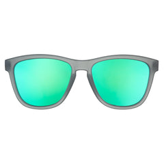 goodr closeup of polarized lens reducing glare on bright surfaces