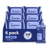 goodwipes cedar front packaging showing resealable tubs and scent benefit