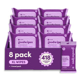 goodwipes front packaging lavender showing count and scent benefit